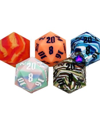 Oversized Dice - Silicone Rubber 55mm - POS Refill